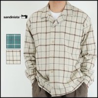 SANDINISTA/ǥ˥<br>Semi-Double Check Shirt/ߥ֥å