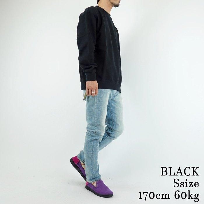 Knuu ヘビーベーシックトレーナー ネイビー スウェット Knuu トレーナー スウェット Heavy Hooded Sweatshirt - Seam