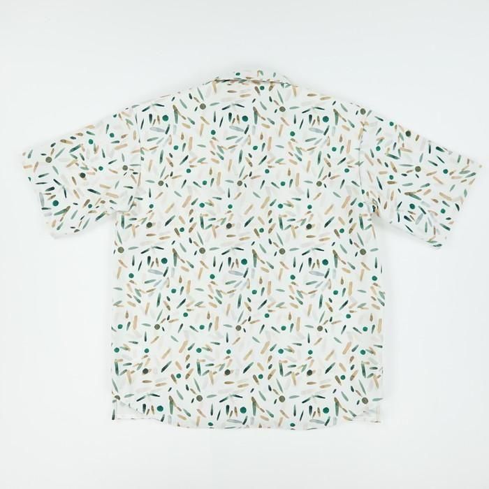 CURLY/カーリー TRICOT PRINT OPEN COLLAR SHIRT -setouchi olives