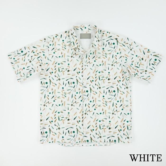 CURLY/カーリー TRICOT PRINT OPEN COLLAR SHIRT -setouchi