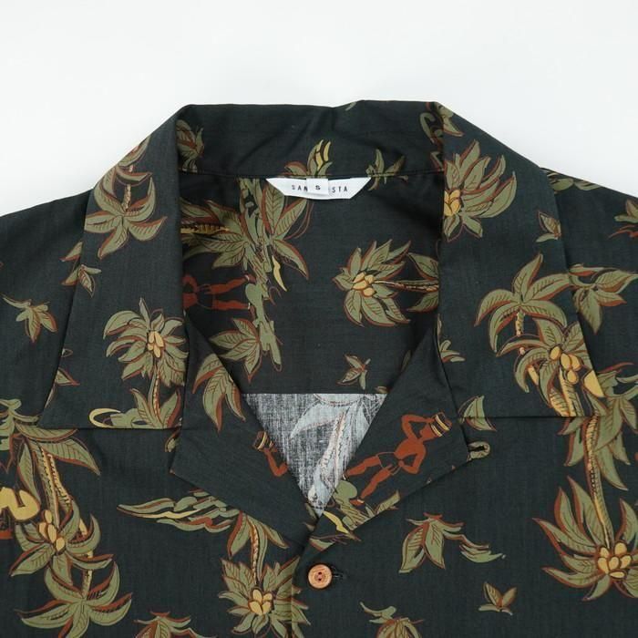 【新品】SANDINISTA Rayon Open Collar Shirt Sandinista（サンディニスタ）の「Rayon Open Collar S/S Shirt