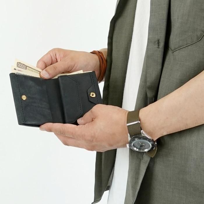 MR.OLIVE/ミスターオリーブ PUEBLO LEATHER NEAT WALLET