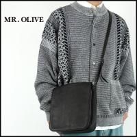 MR.OLIVE/ミスターオリーブ<br>IMPERMA-LEATHER SMART MAIL BAG/ウォータープルーフレザースマートメールバッグ