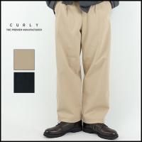 CURLY/カーリー<br>KNIT CHINO-CLOTH PANTS (WIDE)/ニットチノワイドパンツ