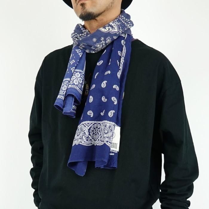 希少 アンティークストール ILL ONE EIGHTY/イルワンエイティ VTG BANDANA STOLE