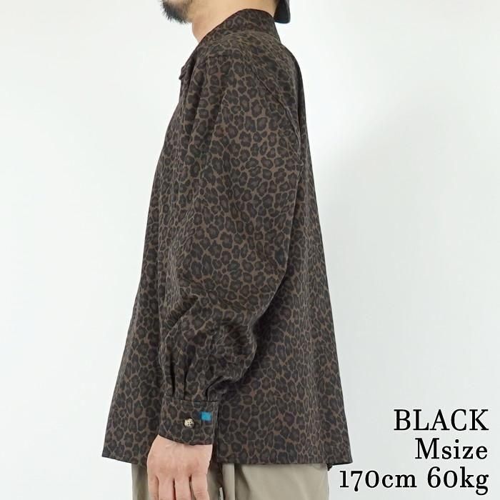 ILL ONE EIGHTY/イルワンエイティ LEOPARD PLEAT SHIRT