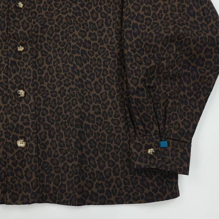 ILL ONE EIGHTY/イルワンエイティ LEOPARD PLEAT SHIRT