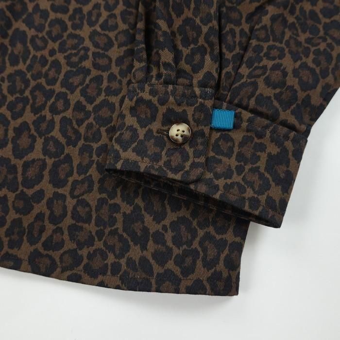ILL ONE EIGHTY レオパード柄シャツ ILL ONE EIGHTY/イルワンエイティ LEOPARD PLEAT SHIRT/レオパード