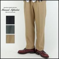 MANUAL ALPHABET/ޥ˥奢륢ե٥å<br>RODEO SERGE ONE TUCK PANTS/ǥ󥿥åѥ