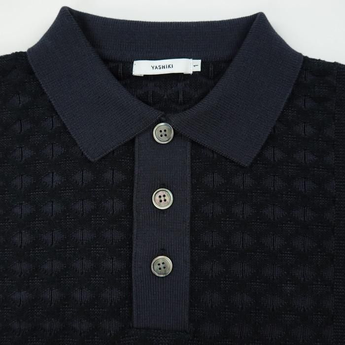 YASHIKI/ヤシキ Rikka Knit Polo/六花ニットポロの正規公式取扱店