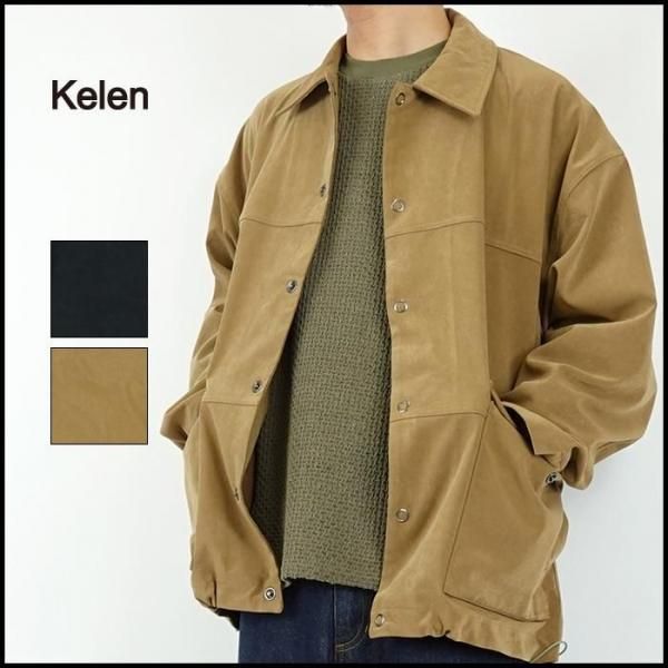 KELEN/ケレン VEGAN SUEDE COVERALL/ヴィーガンスエードカバーオールの