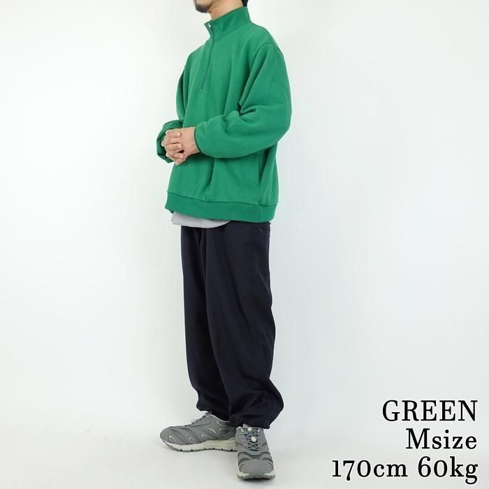SANDINISTA/サンディニスタ American Cotton Half Zip Pullover