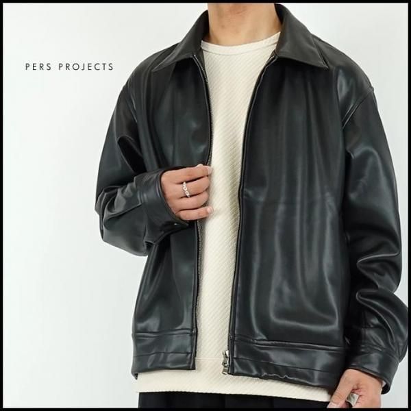 PERS PROJECTS/パースプロジェクト JENS SHORT BLOUSON「vegan leather