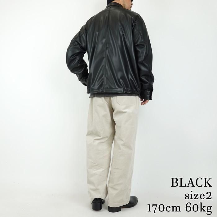 PERS PROJECTS/パースプロジェクト JENS SHORT BLOUSON「vegan leather