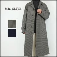 MR.OLIVE/ߥ꡼<br>PERSIL MOLE CHECK BALMACAAN COAT/ѡ⡼åХޥ󥳡