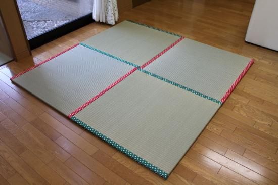 ■激安縁付き畳「ポルカ仕様 赤」登場!