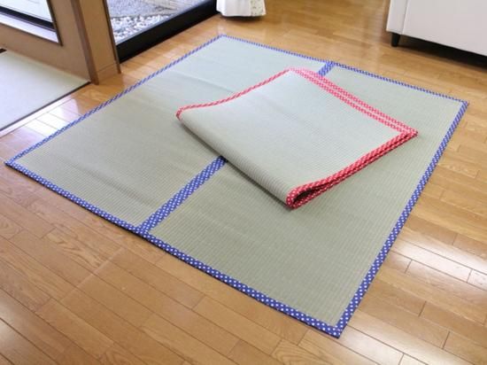 防炎商品｜安心安全の可愛らしいゴザ上敷き、ラグニ畳用ござ