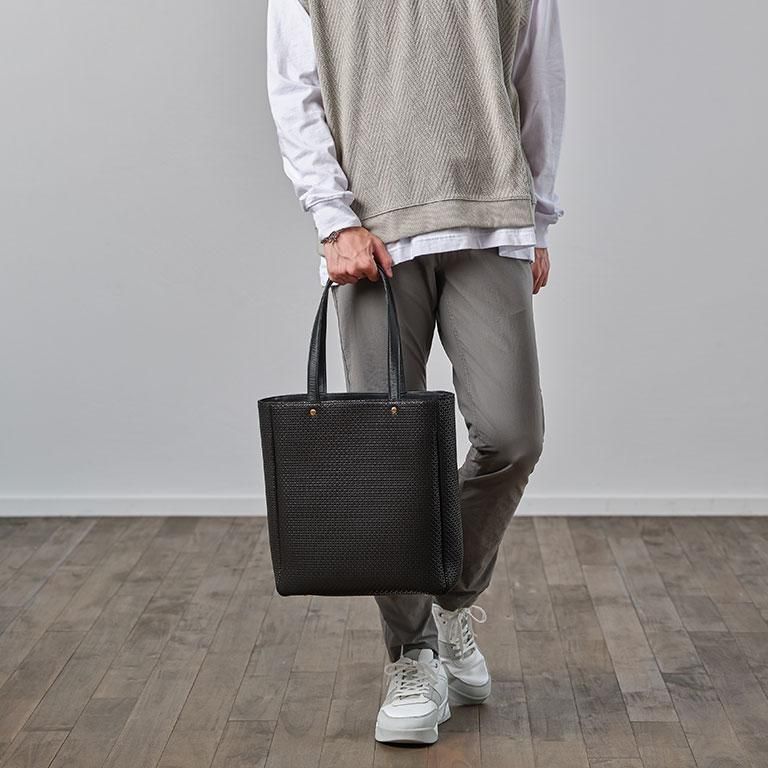 NY トートA［BLK／BLK／Seven Treasures］：印傳屋公式