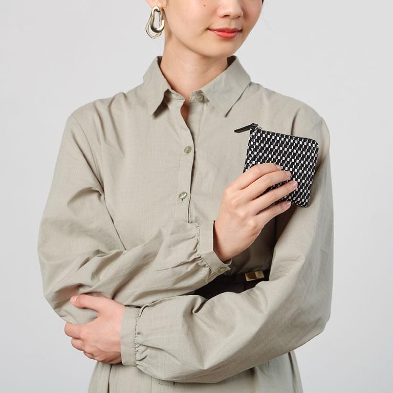 【国内即発】 INDEN 印傳屋 NY 小銭入D (S) Rippleal NY 小銭入D（S）［Rippleal］：印傳屋公式オンラインショップ