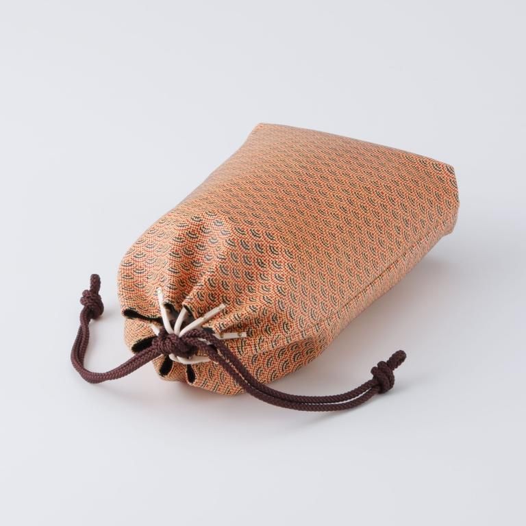 合切袋（大）マチ付［更紗／青海波］：印傳屋公式オンライン