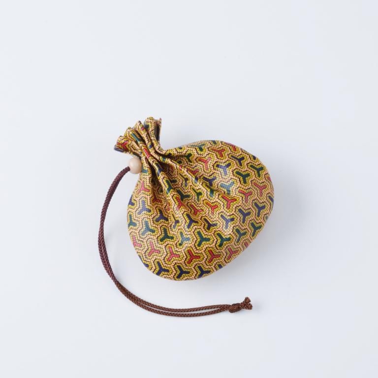 巾着 ［更紗／毘沙門亀甲］：印傳屋公式オンラインショップ