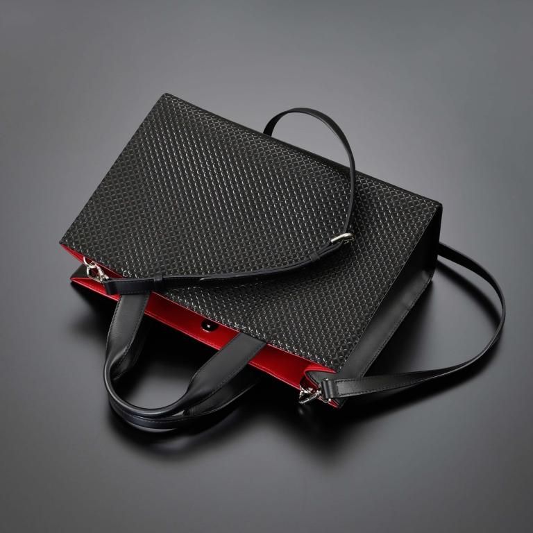 印傳屋　トートバッグ　NY トートD NY トートD［BLK／BLK／Seven Treasures］：印傳屋公式
