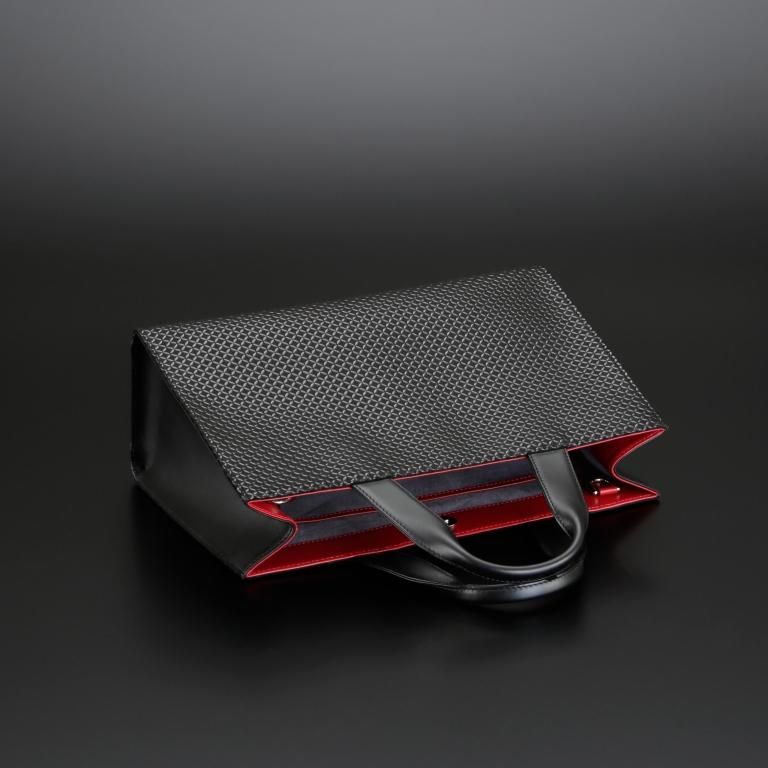 印傳屋　トートバッグ　NY トートD NY トートD［BLK／BLK／Seven Treasures］：印傳屋公式オンライン