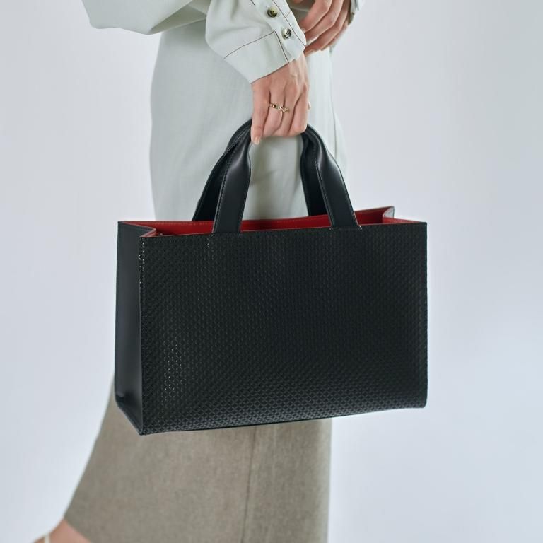 NY トートD［BLK／BLK／Seven Treasures］：印傳屋公式