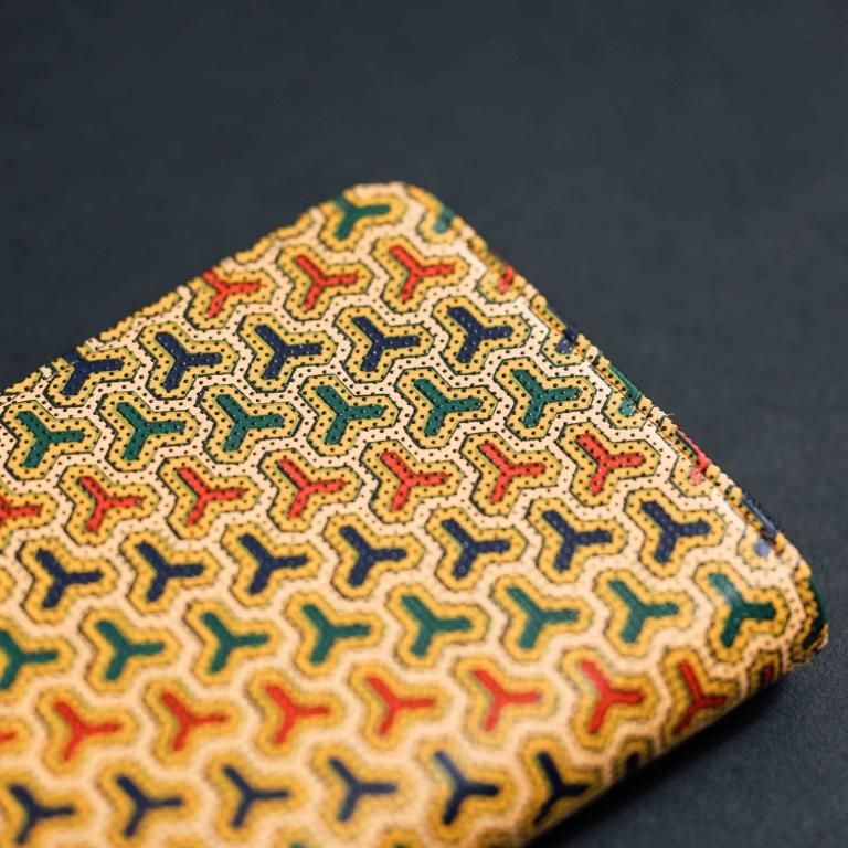 薩摩焼 七福神バックル U5622（蓋付 大香枦 金襴手細密人物図 三