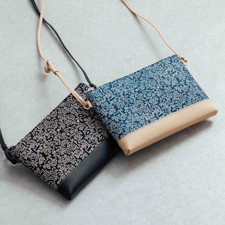 Keith Haring サコッシュ［Black×Keith Haring collection 2023］：印