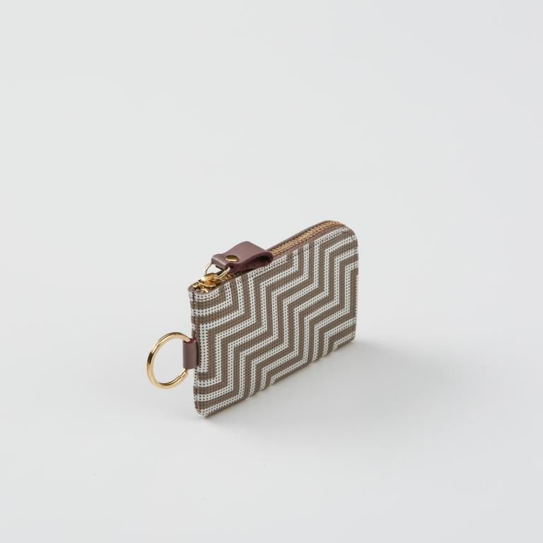F小銭入01（リング付）［CHEVRON-シェブロン-］：印傳屋公式