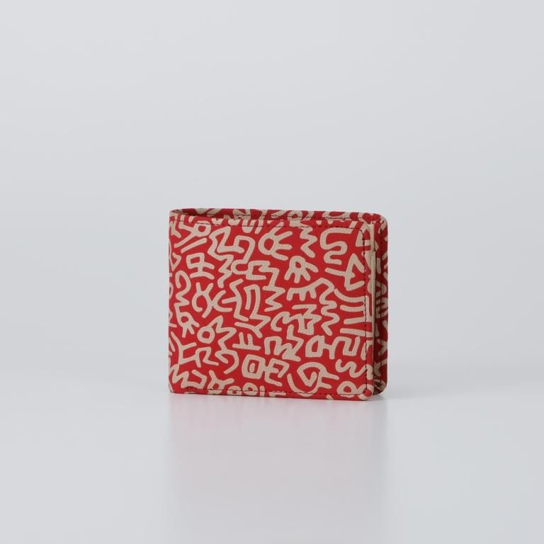 札入J［Red／Keith Haring collection］：印傳屋公式オンライン