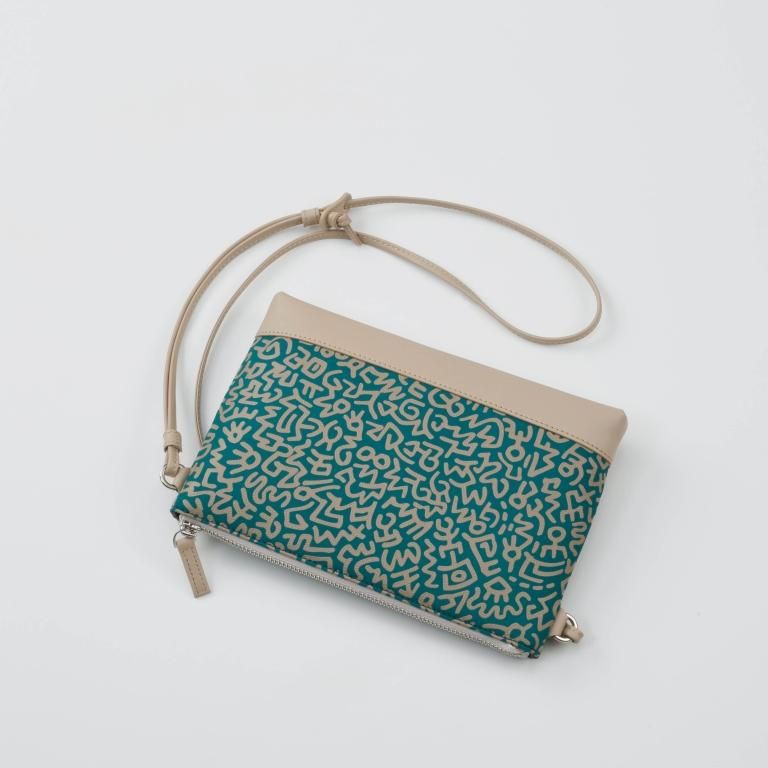 サコッシュ［Green／Keith Haring collection］：印傳屋公式