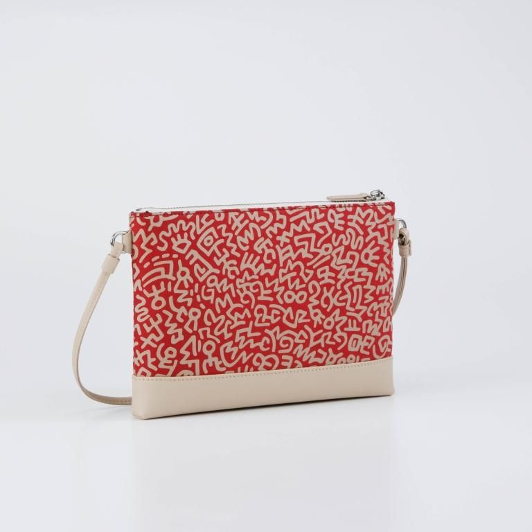 【新品✨】印傳屋 INDEN-YA サコッシュ キースヘリング ショルダー サコッシュ［Blue Gray／Keith Haring collection］：印傳屋公式