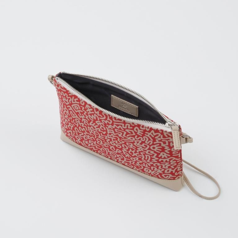 サコッシュ［Red／Keith Haring collection］：印傳屋公式