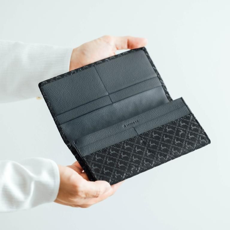 束入M［黒地×黒漆×ディアー］：印傳屋公式オンラインショップ｜INDEN-YA