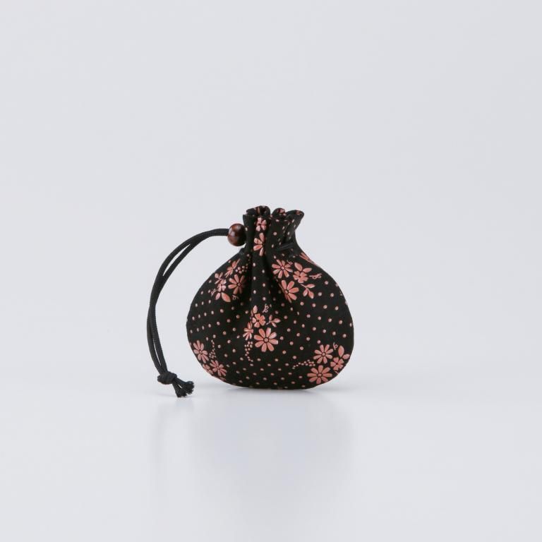 モモページ 九月八日 コブクロ 巾着 黒 モモページ 九月八日 コブクロ