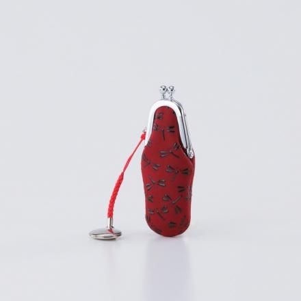 極美品　印傳屋　インデンヤ　巾着　ハンドバック　着物　紺色　ネイビー 46ショルダー ［しらべ］：印傳屋公式オンラインショップ｜INDEN-YA