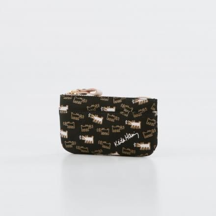 キース・ヘリング　印伝　コラボ　二つ折り　財布　キースヘリング INDEN-YA “Keith Haring collection vol.3” | 印傳屋公式