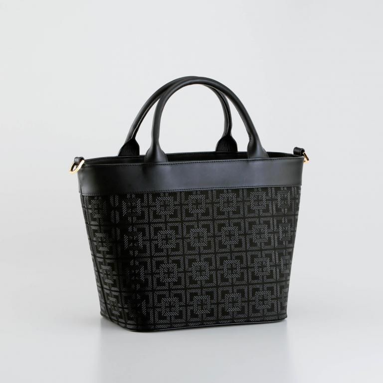 利休　印伝　ハンドバッグ 利休バッグ 印伝 本漆 藍色 天然鹿革 バック 牛革 ハンドバッグ