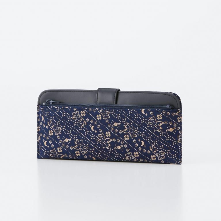 干支 束入L［紺地×白漆×干支柄(2026年うま)］：印傳屋公式オンライン