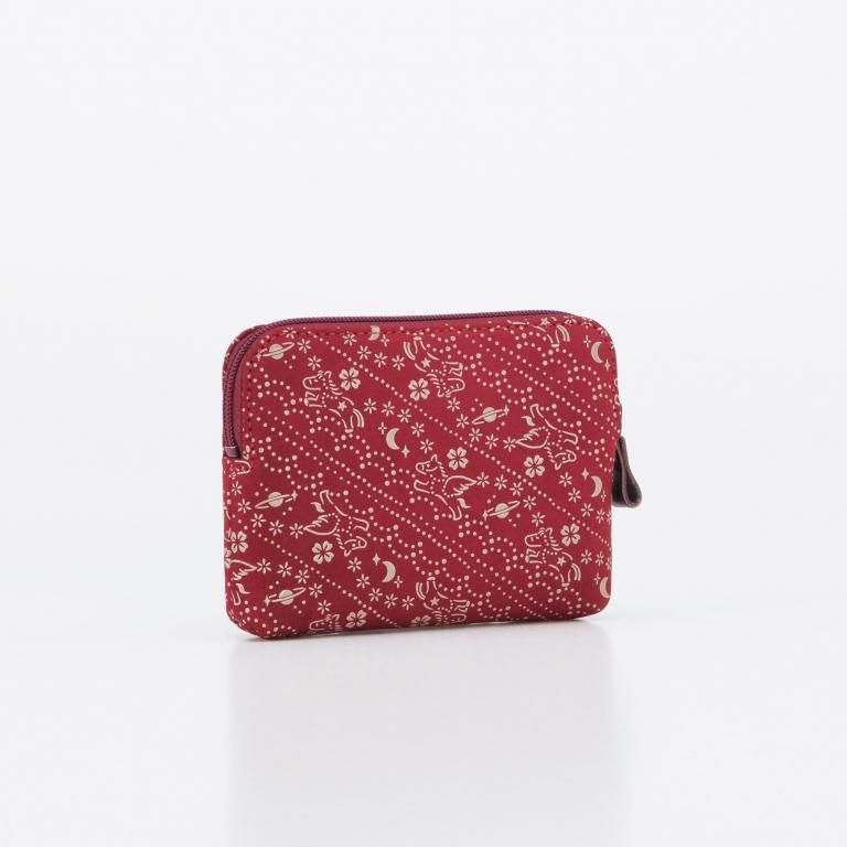 干支 9ポーチ［赤地×白漆×干支柄(2026年うま)］：印傳屋公式オンライン