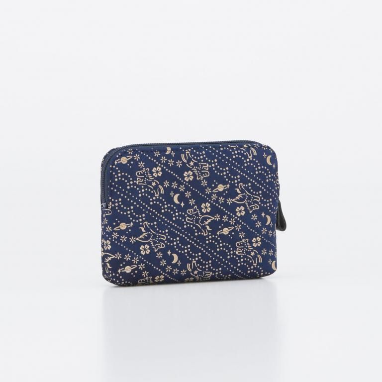 干支 9ポーチ［紺地×白漆×干支柄(2026年うま)］：印傳屋公式オンライン