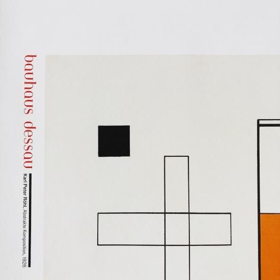 ヴァルター・グロピウス　Dessau Bauhaus アートポスター  A2版 Amazon.co.jp: バウハウス美術展ポスター、バウハウス展プリント