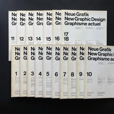 〈17set〉Neue Grafik /<br>New Graphic Design /<br>Graphisme actuel<br>vol.1-vol.17/18