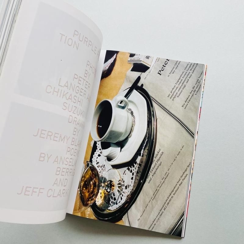 Purple number 8 summer 2001 special Tristesse｜佐内正史