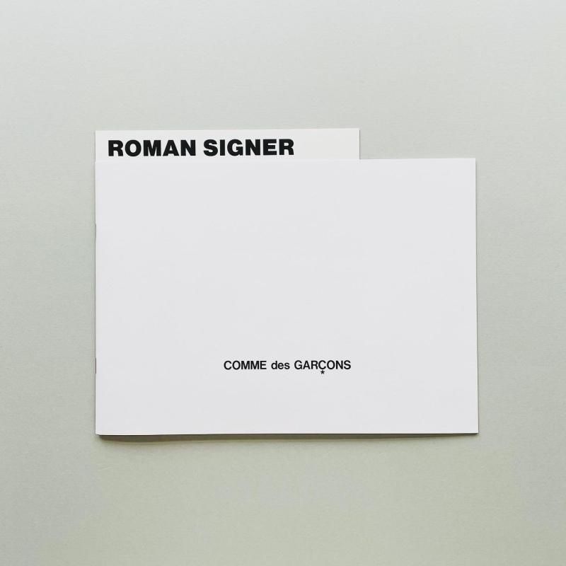セール特価 COMME des GARCONS : ROMAN SIGNER|コム デ ギャルソン アート・デザイン・音楽