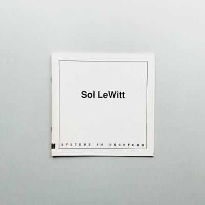 Sol Lewitt<br>Systeme in Buchform<br>롦륦å