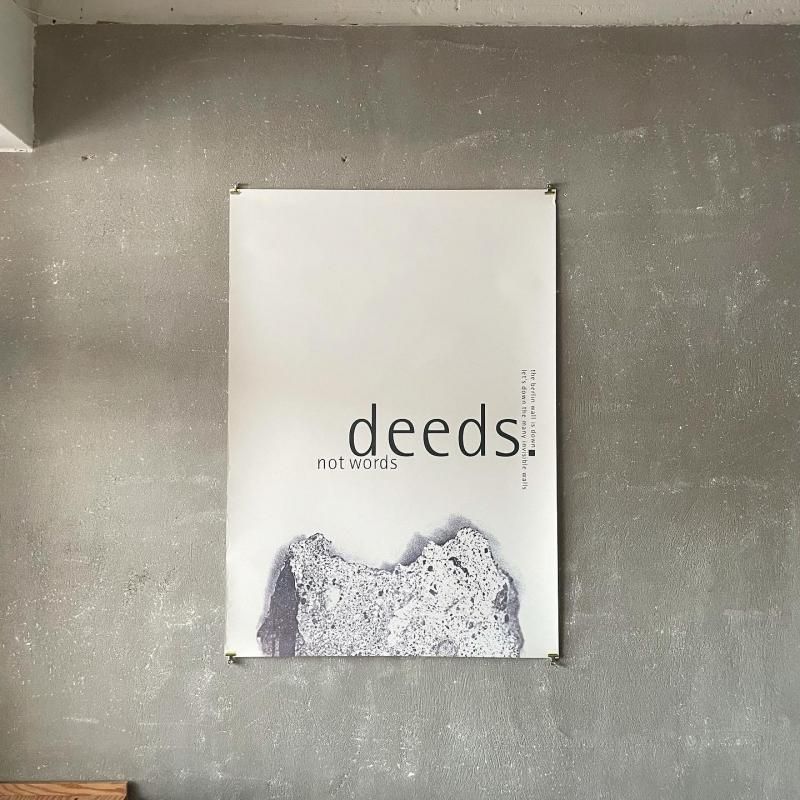 POSTER〉Deeds. Not words｜Helmut Schmid ヘルムート・シュミット