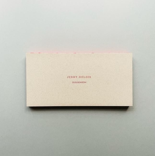 TRACE｜Jenny Holzer ジェニー・ホルツァー